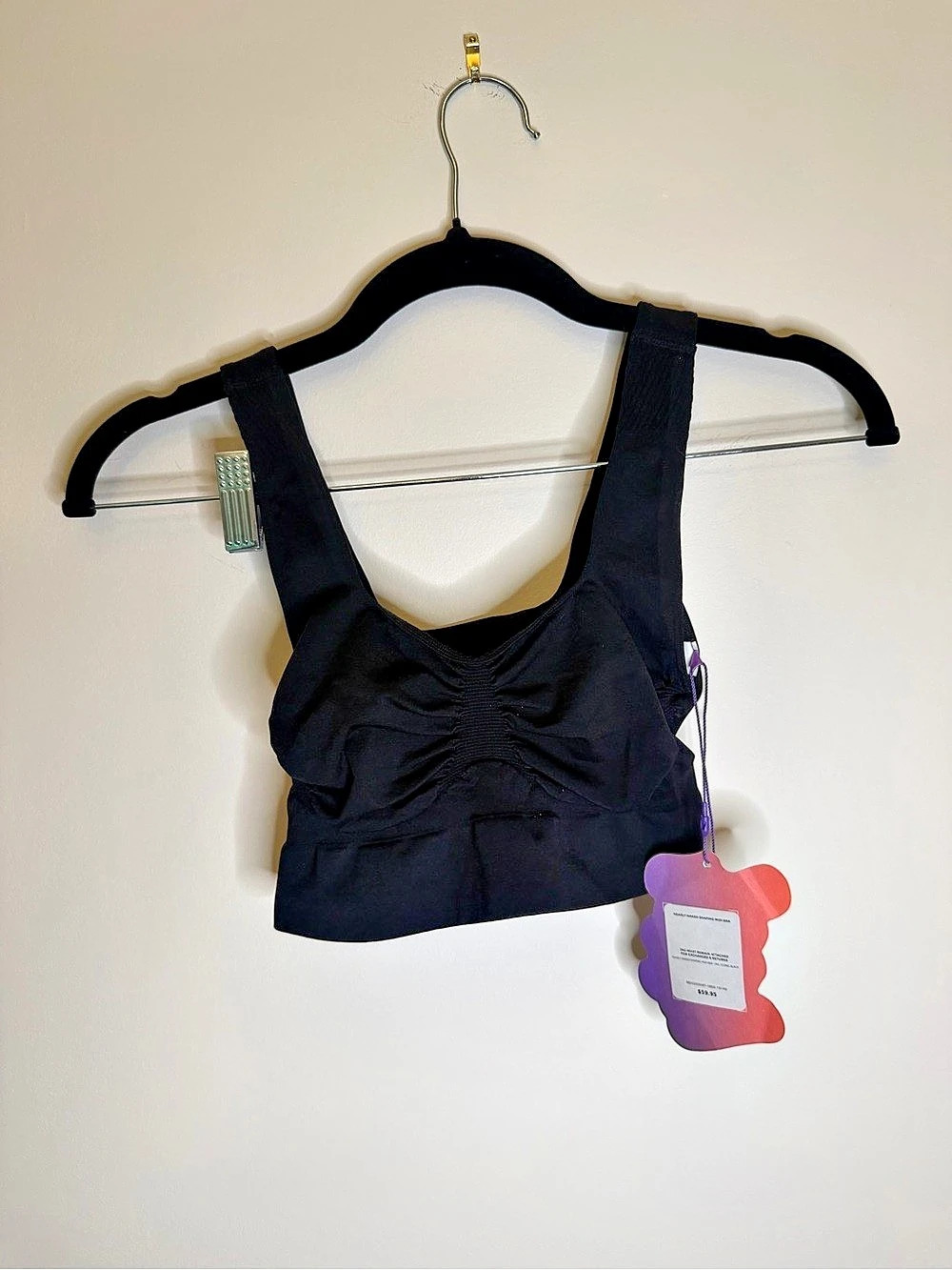 Yitty Nearly Naked Shapewear sports Bra Black M/L